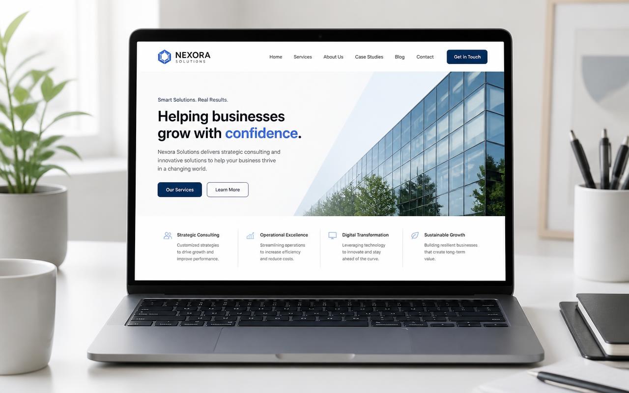 I will design and build a custom business website