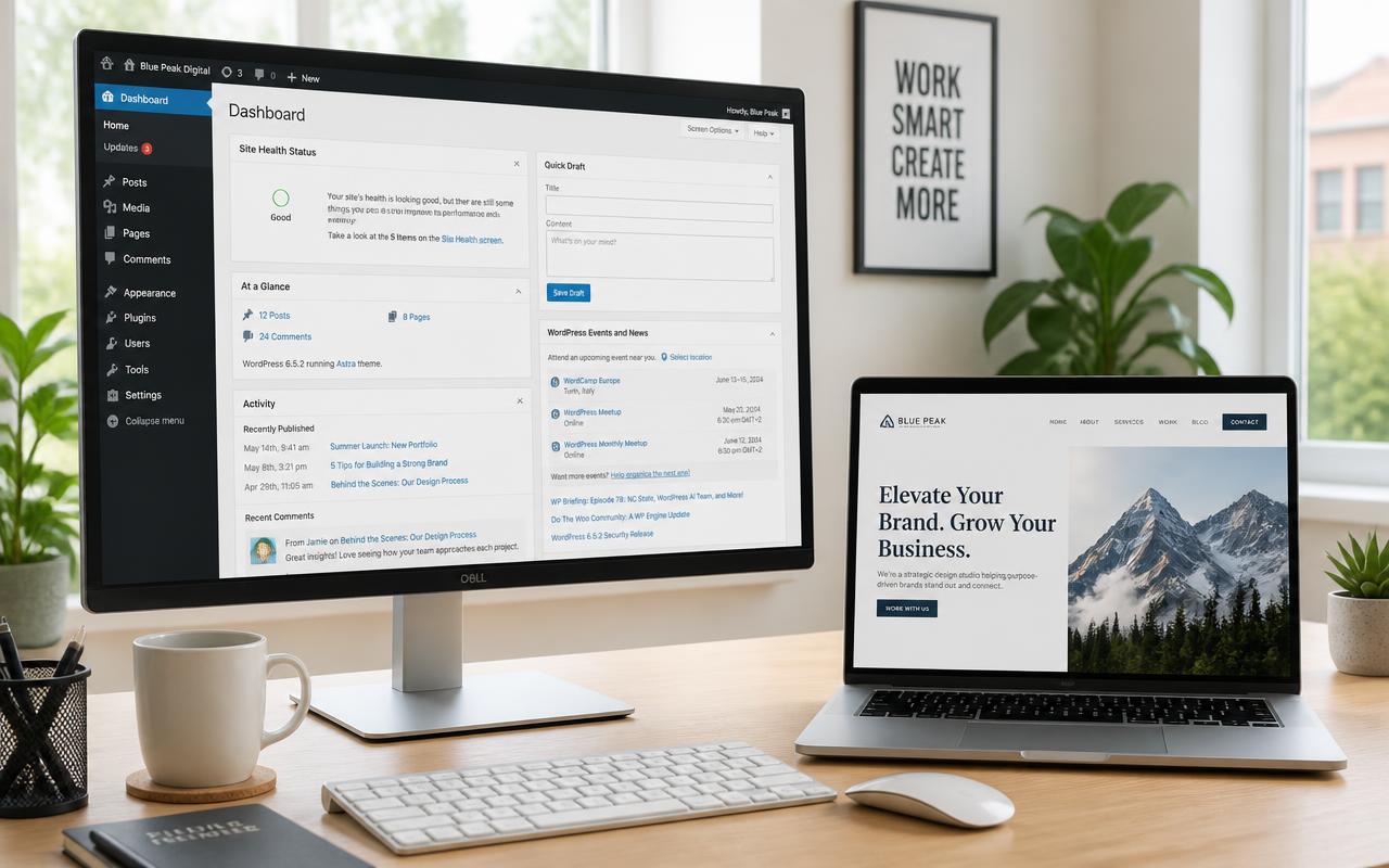 I will redesign your outdated WordPress website
